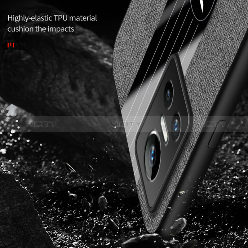 Coque Ultra Fine Silicone Souple Housse Etui avec Support Bague Anneau Aimante Magnetique X01L pour Realme GT Neo3 5G Plus