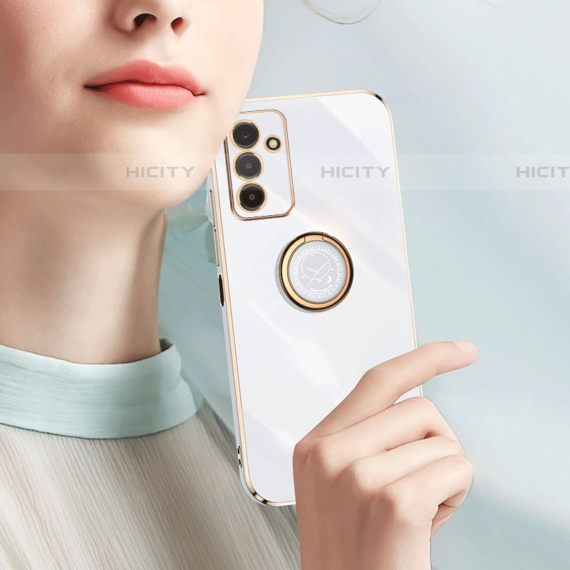 Coque Ultra Fine Silicone Souple Housse Etui avec Support Bague Anneau Aimante Magnetique XL1 pour Samsung Galaxy F13 4G Plus