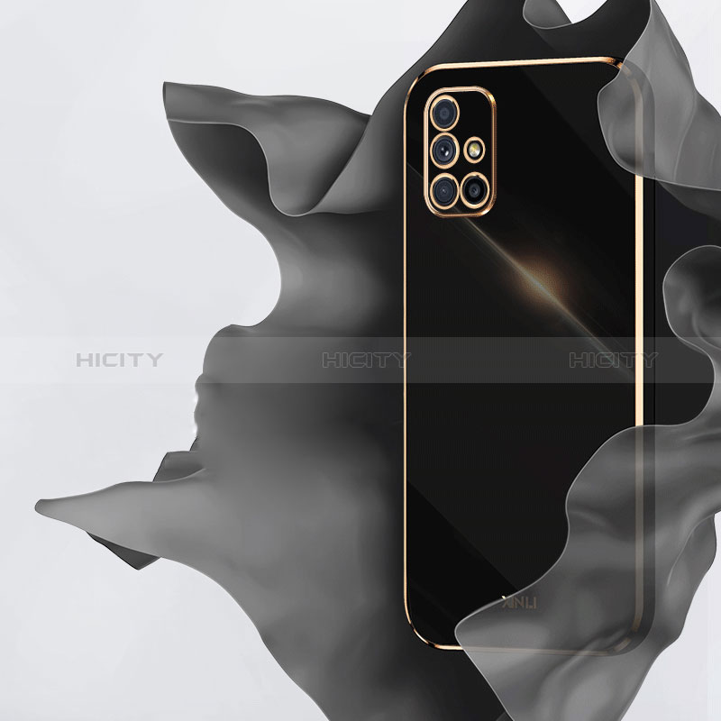 Coque Ultra Fine Silicone Souple Housse Etui avec Support Bague Anneau Aimante Magnetique XL1 pour Samsung Galaxy M51 Plus