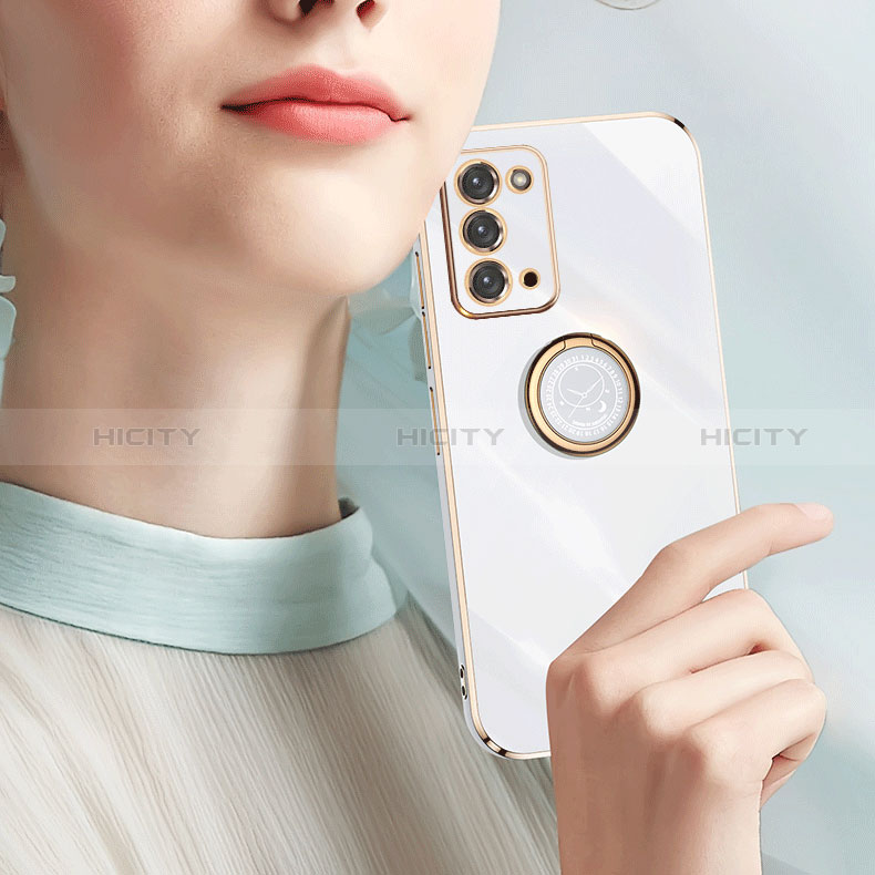 Coque Ultra Fine Silicone Souple Housse Etui avec Support Bague Anneau Aimante Magnetique XL1 pour Samsung Galaxy Note 20 5G Plus