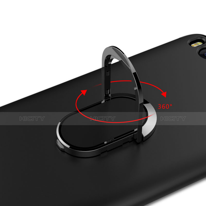Coque Ultra Fine Silicone Souple Housse Etui avec Support Bague Anneau pour Xiaomi Mi 6 Plus