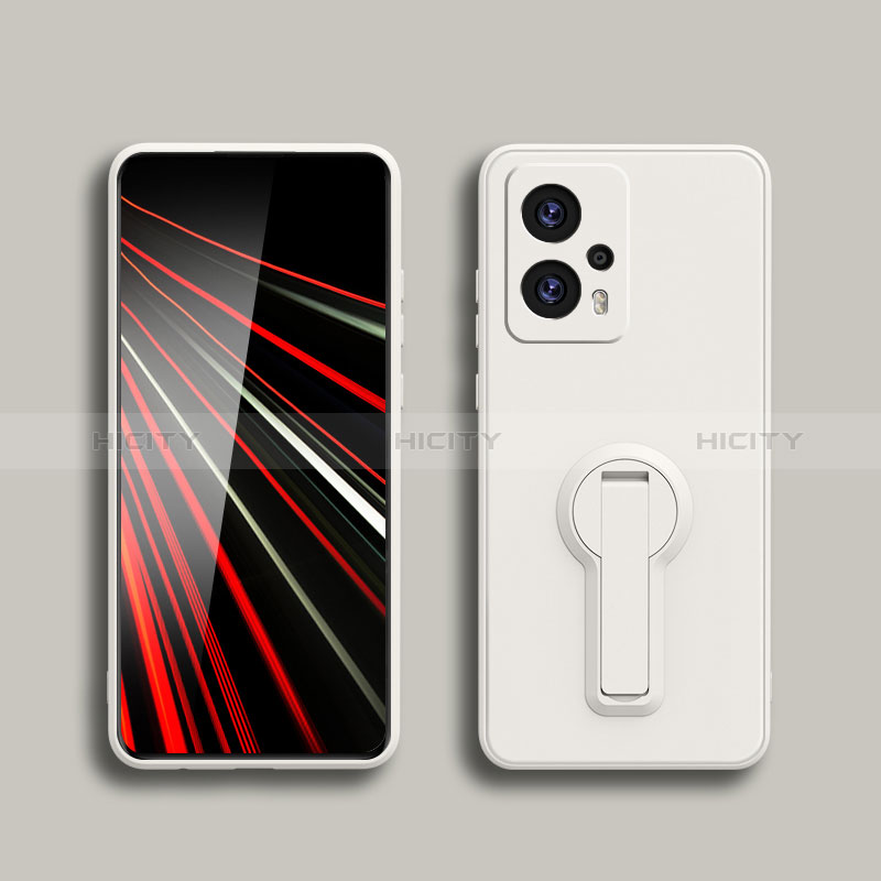 Coque Ultra Fine Silicone Souple Housse Etui avec Support S01 pour Xiaomi Redmi Note 12T Pro 5G Plus