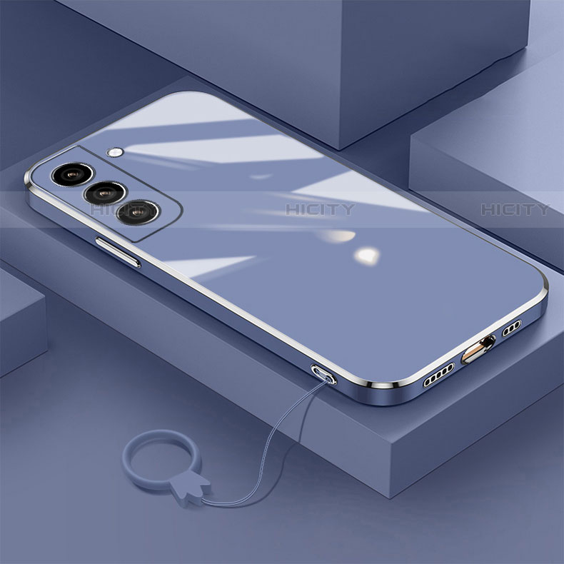 Coque Ultra Fine Silicone Souple Housse Etui M01 pour Samsung Galaxy S21 FE 5G Bleu Plus