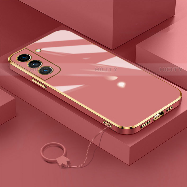 Coque Ultra Fine Silicone Souple Housse Etui M01 pour Samsung Galaxy S21 Plus 5G Rouge Plus
