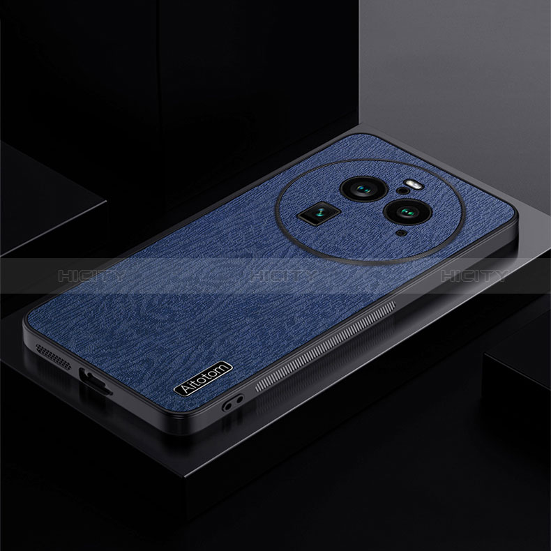 Coque Ultra Fine Silicone Souple Housse Etui PB1 pour Oppo Find X6 5G Bleu Plus