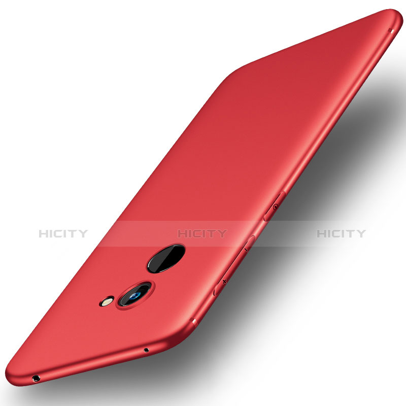 Coque Ultra Fine Silicone Souple Housse Etui S01 pour Huawei Enjoy 7 Plus Rouge Plus