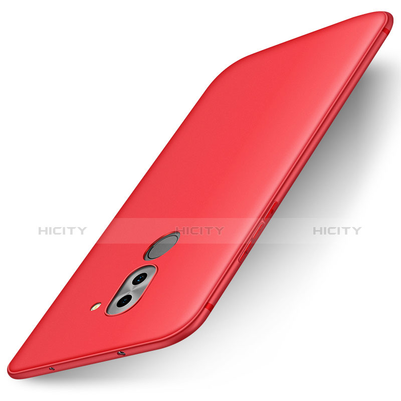 Coque Ultra Fine Silicone Souple Housse Etui S01 pour Huawei Honor 6X Pro Rouge Plus