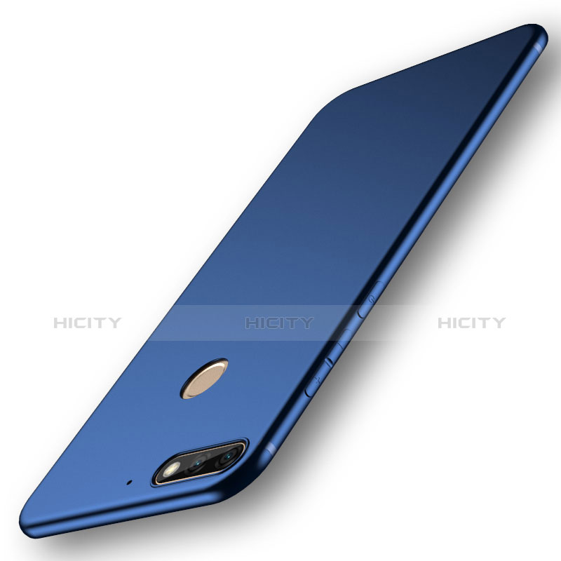Coque Ultra Fine Silicone Souple Housse Etui S01 pour Huawei Honor 7C Bleu Plus