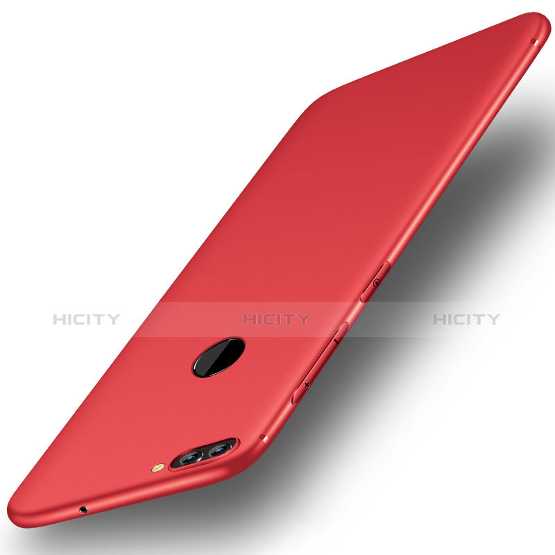 Coque Ultra Fine Silicone Souple Housse Etui S01 pour Huawei P Smart Rouge Plus