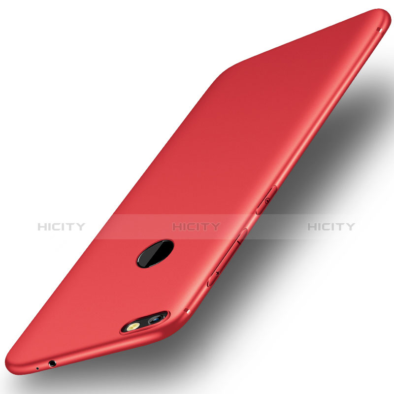Coque Ultra Fine Silicone Souple Housse Etui S01 pour Huawei P9 Lite Mini Rouge Plus