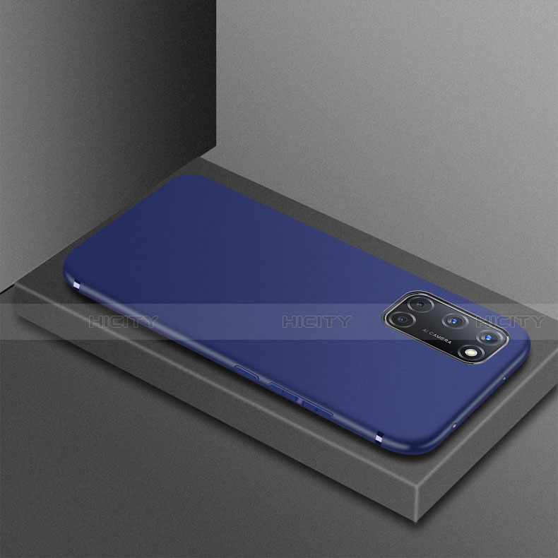 Coque Ultra Fine Silicone Souple Housse Etui S01 pour Oppo A52 Bleu Plus