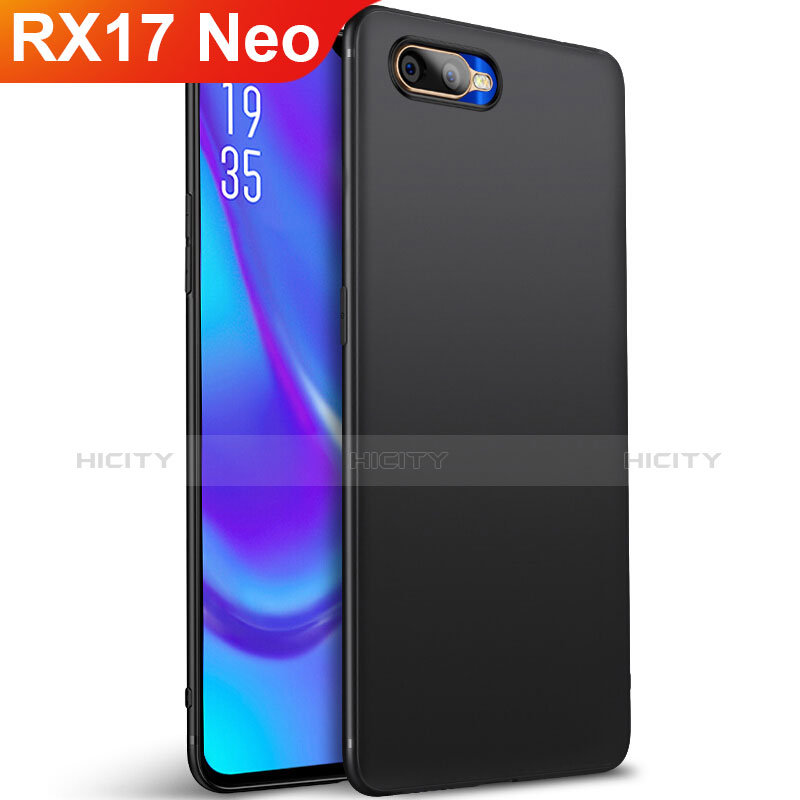 Coque Ultra Fine Silicone Souple Housse Etui S01 pour Oppo RX17 Neo Noir Plus