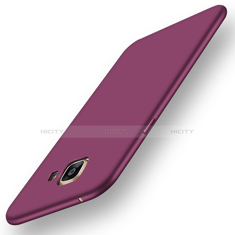 Coque Ultra Fine Silicone Souple Housse Etui S01 pour Samsung Galaxy A5 (2016) SM-A510F Violet Plus