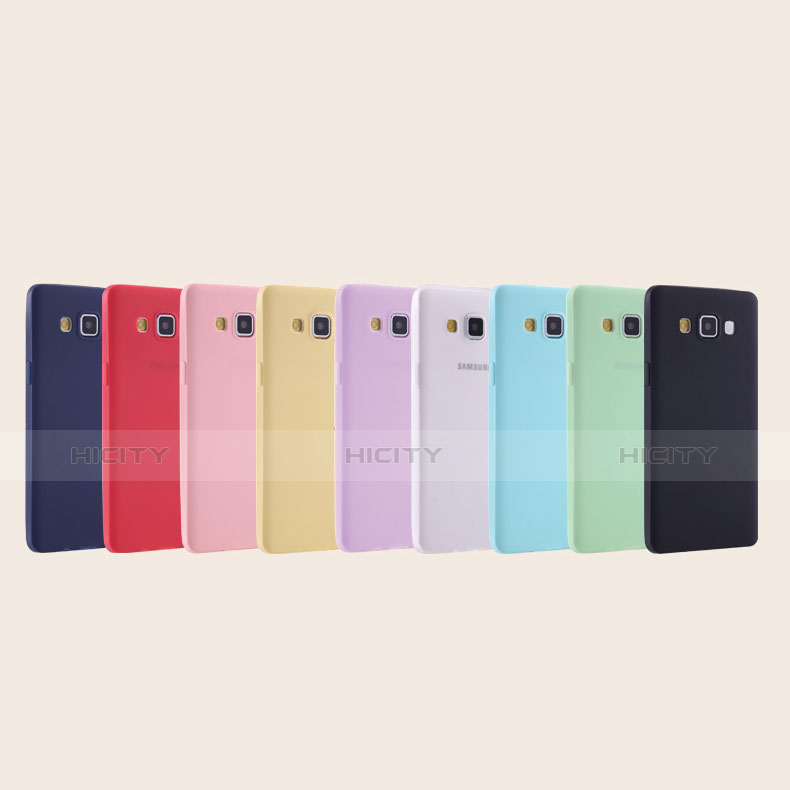 Coque Ultra Fine Silicone Souple Housse Etui S01 pour Samsung Galaxy A7 SM-A700 Plus