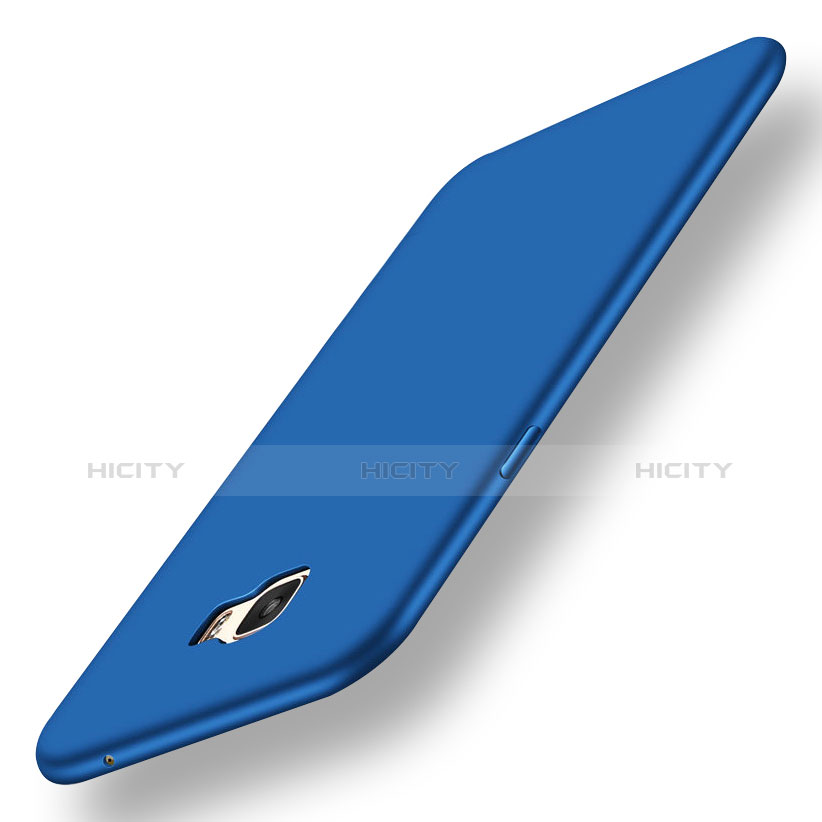 Coque Ultra Fine Silicone Souple Housse Etui S01 pour Samsung Galaxy C5 SM-C5000 Bleu Plus