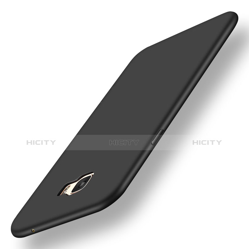 Coque Ultra Fine Silicone Souple Housse Etui S01 pour Samsung Galaxy C7 SM-C7000 Noir Plus
