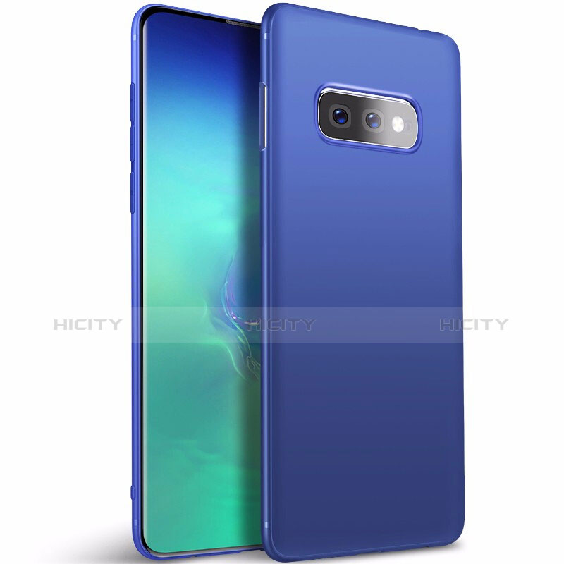 Coque Ultra Fine Silicone Souple Housse Etui S01 pour Samsung Galaxy S10e Bleu Plus