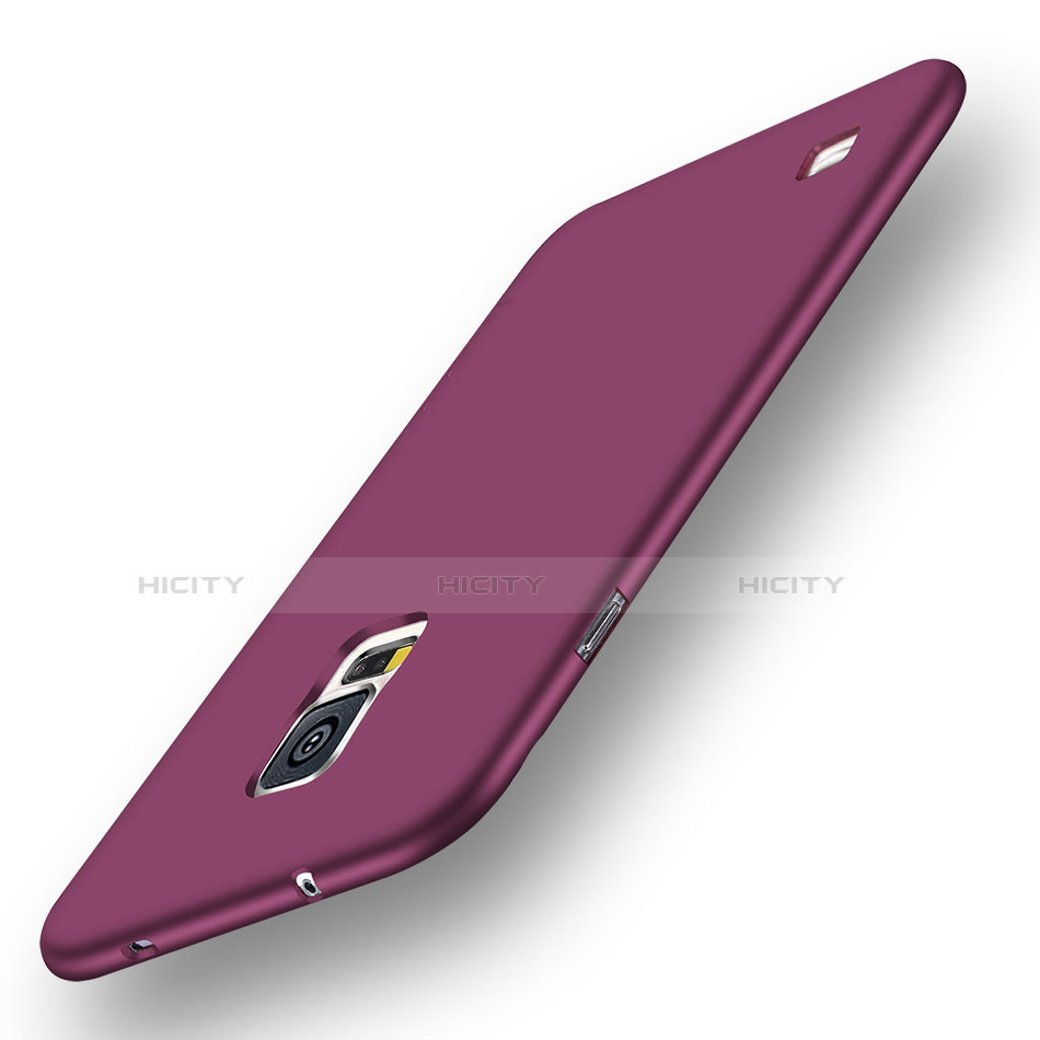 Coque Ultra Fine Silicone Souple Housse Etui S01 pour Samsung Galaxy S5 Duos Plus Violet Plus
