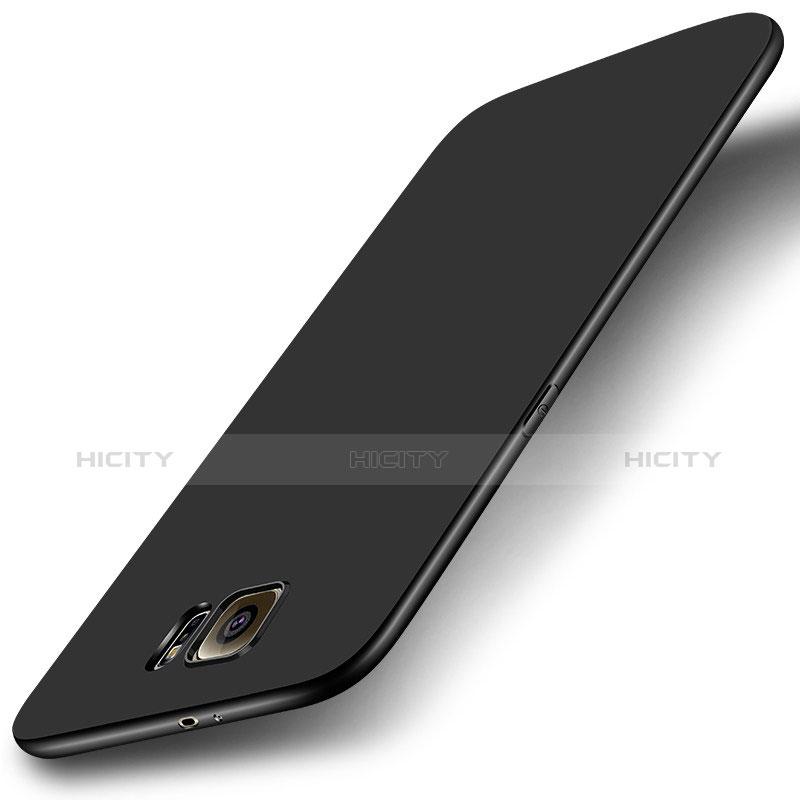 Coque Ultra Fine Silicone Souple Housse Etui S01 pour Samsung Galaxy S6 SM-G920 Noir Plus