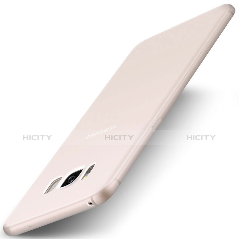 Coque Ultra Fine Silicone Souple Housse Etui S01 pour Samsung Galaxy S8 Plus Blanc Plus