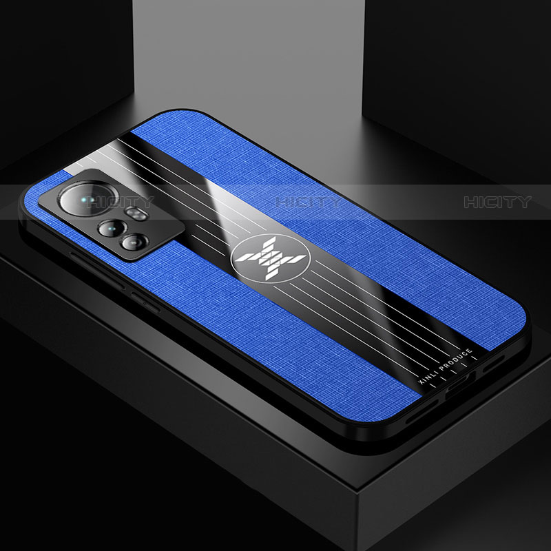 Coque Ultra Fine Silicone Souple Housse Etui S01 pour Xiaomi Mi 12 Pro 5G Bleu Plus