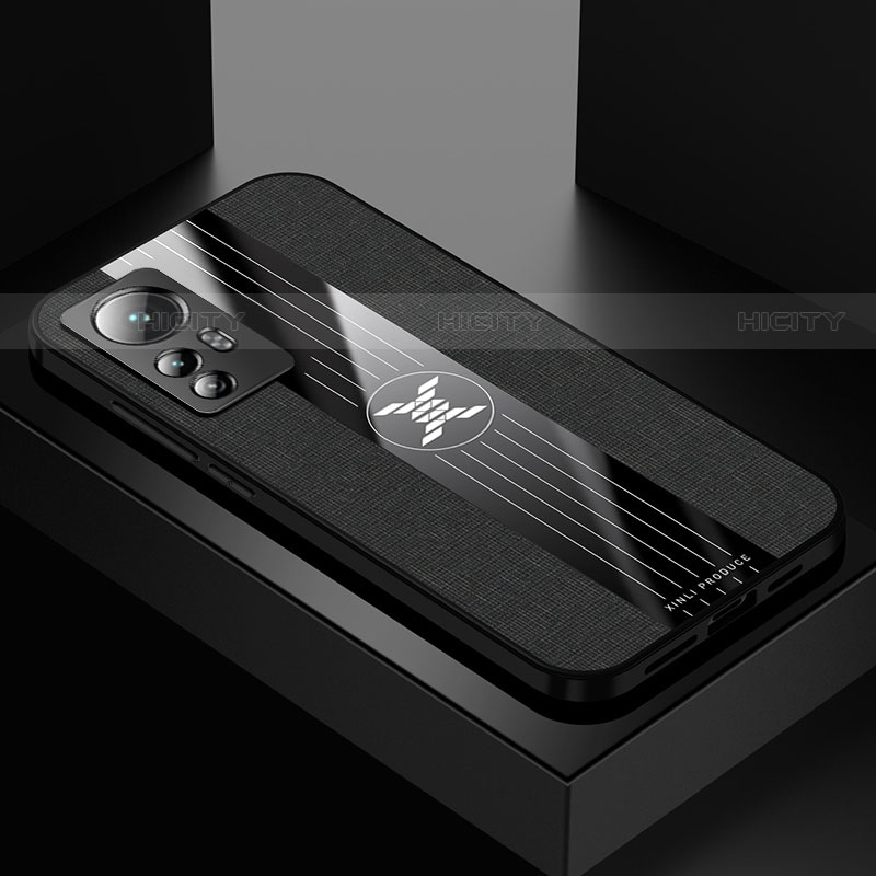 Coque Ultra Fine Silicone Souple Housse Etui S01 pour Xiaomi Mi 12 Pro 5G Noir Plus