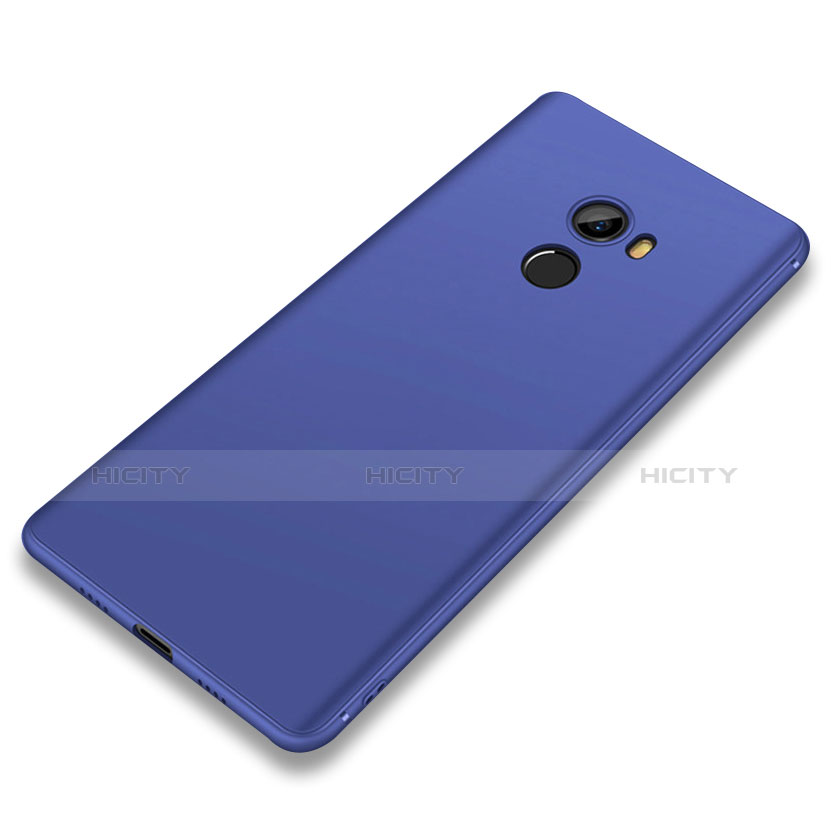 Coque Ultra Fine Silicone Souple Housse Etui S01 pour Xiaomi Mi Mix 2 Bleu Plus