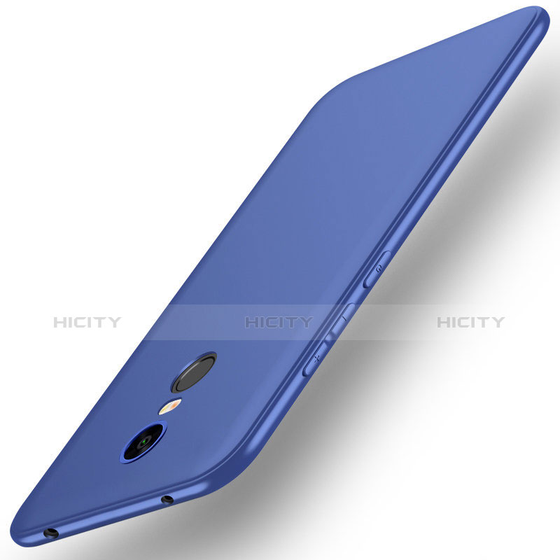 Coque Ultra Fine Silicone Souple Housse Etui S01 pour Xiaomi Redmi 5 Plus Bleu Plus