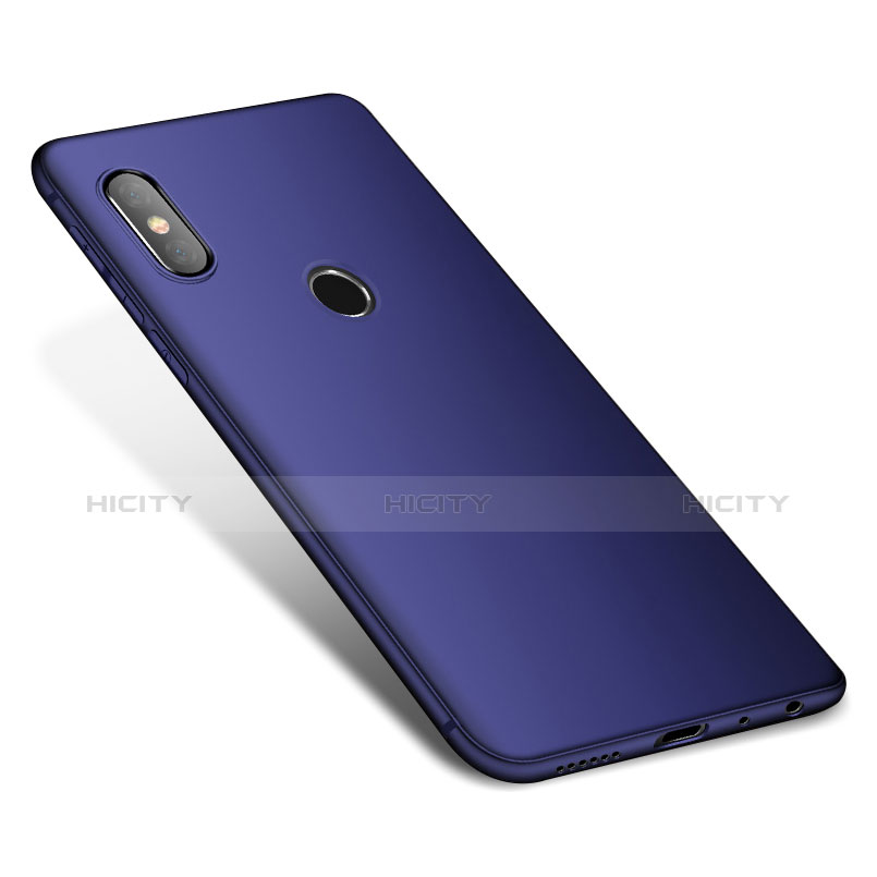 Coque Ultra Fine Silicone Souple Housse Etui S01 pour Xiaomi Redmi Note 5 Bleu Plus