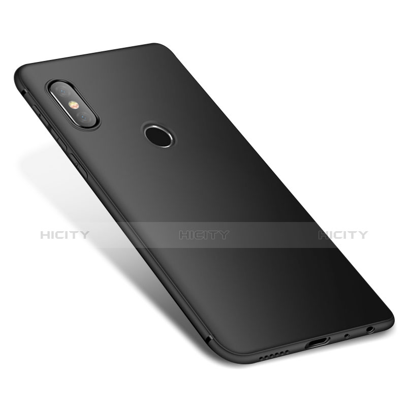 Coque Ultra Fine Silicone Souple Housse Etui S01 pour Xiaomi Redmi Note 5 Noir Plus