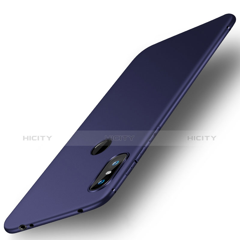 Coque Ultra Fine Silicone Souple Housse Etui S01 pour Xiaomi Redmi Note 6 Pro Bleu Plus