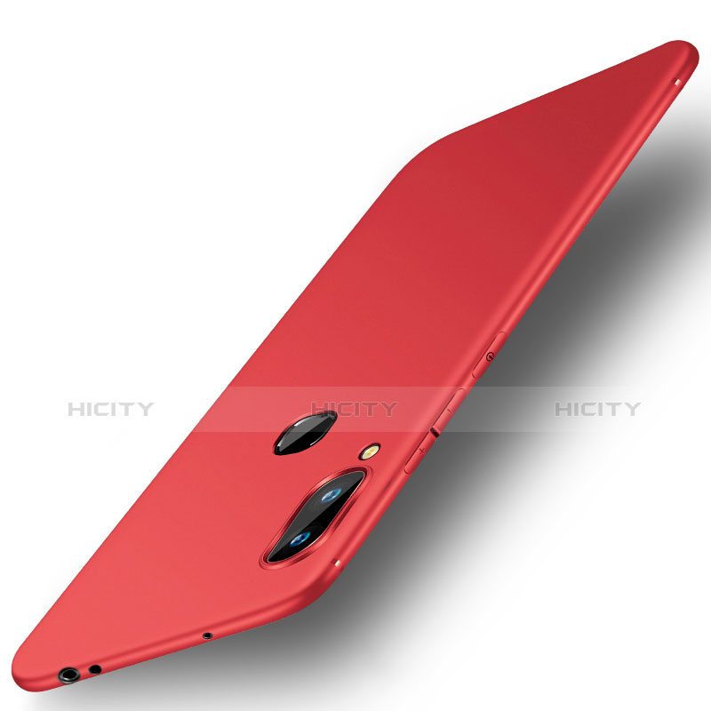 Coque Ultra Fine Silicone Souple Housse Etui S01 pour Xiaomi Redmi Note 6 Pro Rouge Plus
