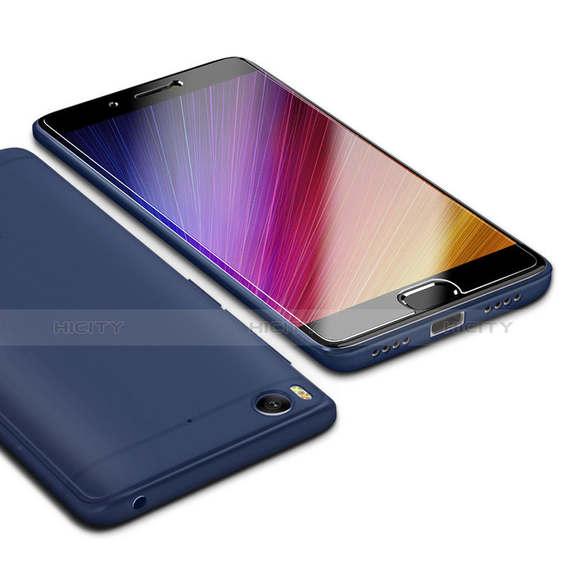 Coque Ultra Fine Silicone Souple Housse Etui S02 pour Xiaomi Mi 5S 4G Bleu Plus