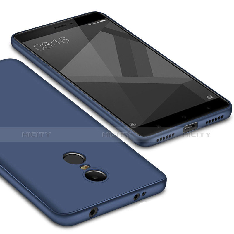 Coque Ultra Fine Silicone Souple Housse Etui S02 pour Xiaomi Redmi Note 4X Bleu Plus