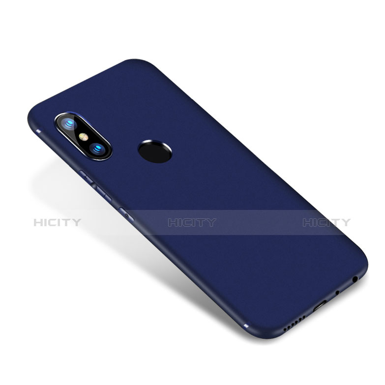 Coque Ultra Fine Silicone Souple Housse Etui S02 pour Xiaomi Redmi Note 5 Pro Bleu Plus