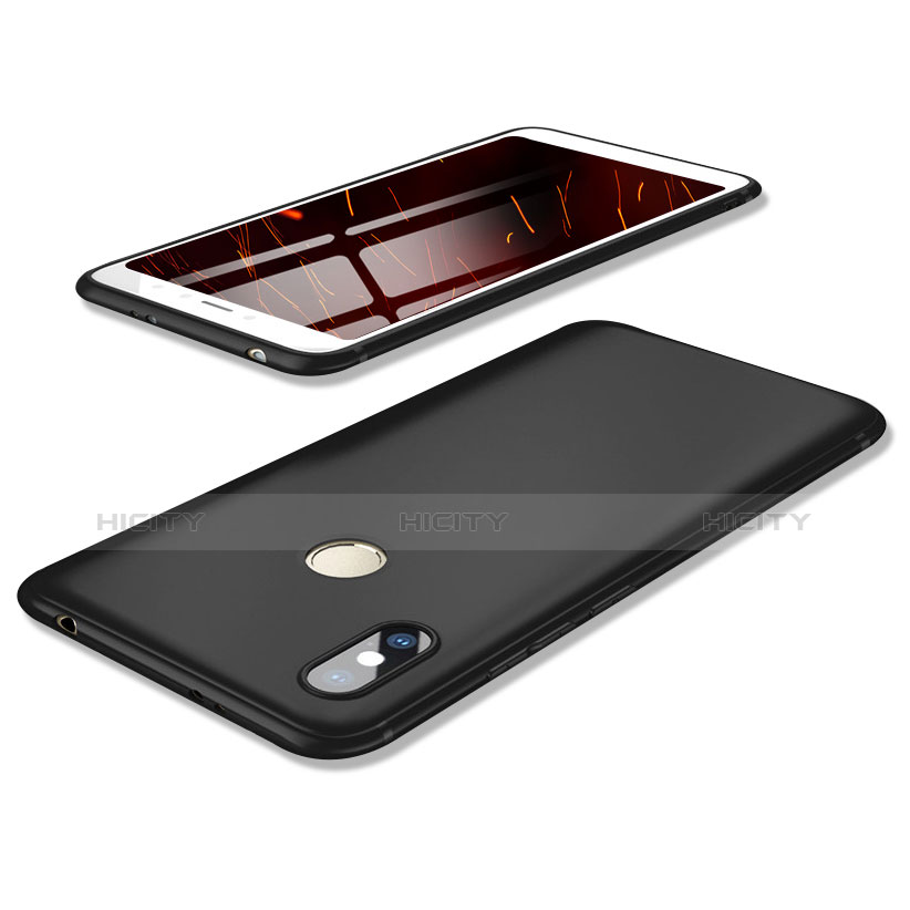 Coque Ultra Fine Silicone Souple Housse Etui S02 pour Xiaomi Redmi S2 Noir Plus