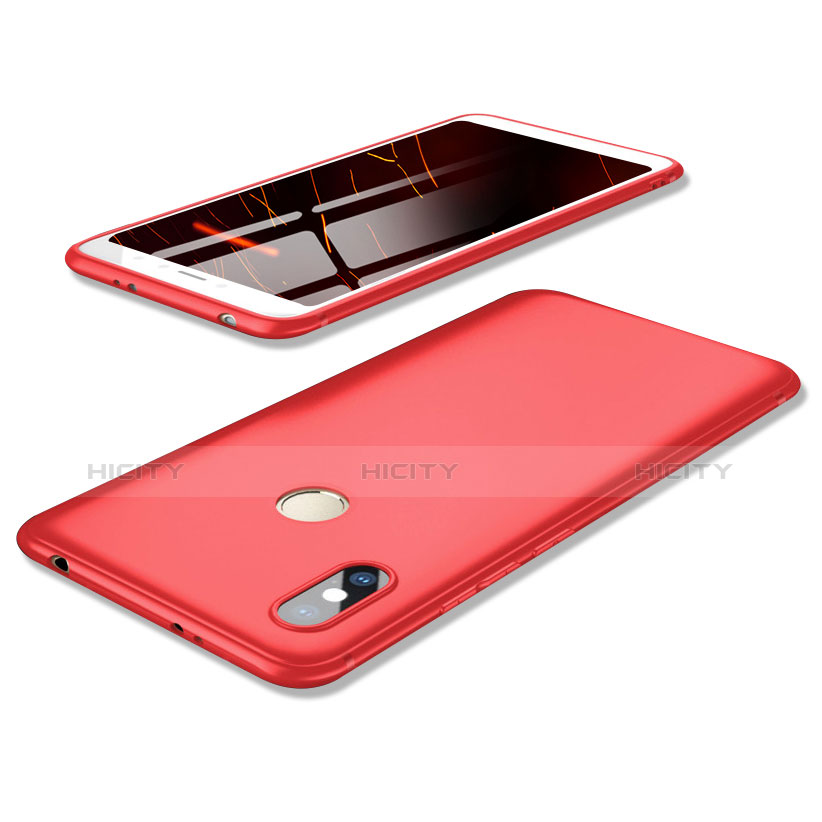Coque Ultra Fine Silicone Souple Housse Etui S02 pour Xiaomi Redmi S2 Rouge Plus