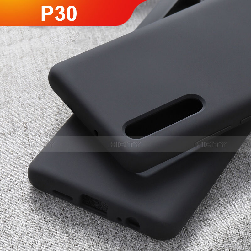 Coque Ultra Fine Silicone Souple Housse Etui S03 pour Huawei P30 Noir Plus