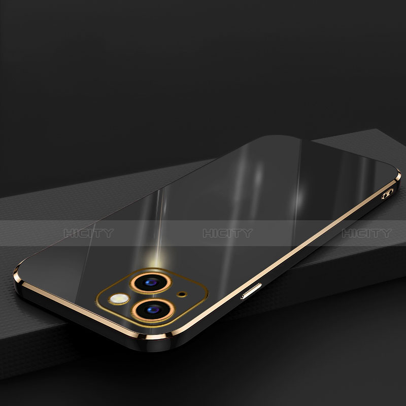 Coque Ultra Fine Silicone Souple Housse Etui S04 pour Apple iPhone 13 Mini Noir Plus