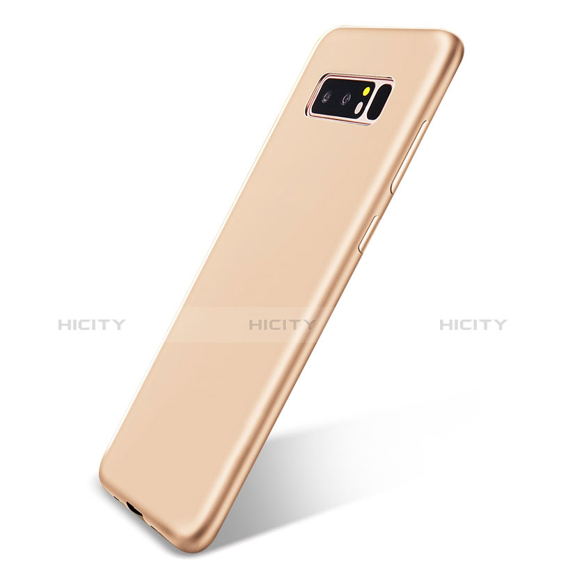 Coque Ultra Fine Silicone Souple Housse Etui S05 pour Samsung Galaxy Note 8 Duos N950F Or Plus