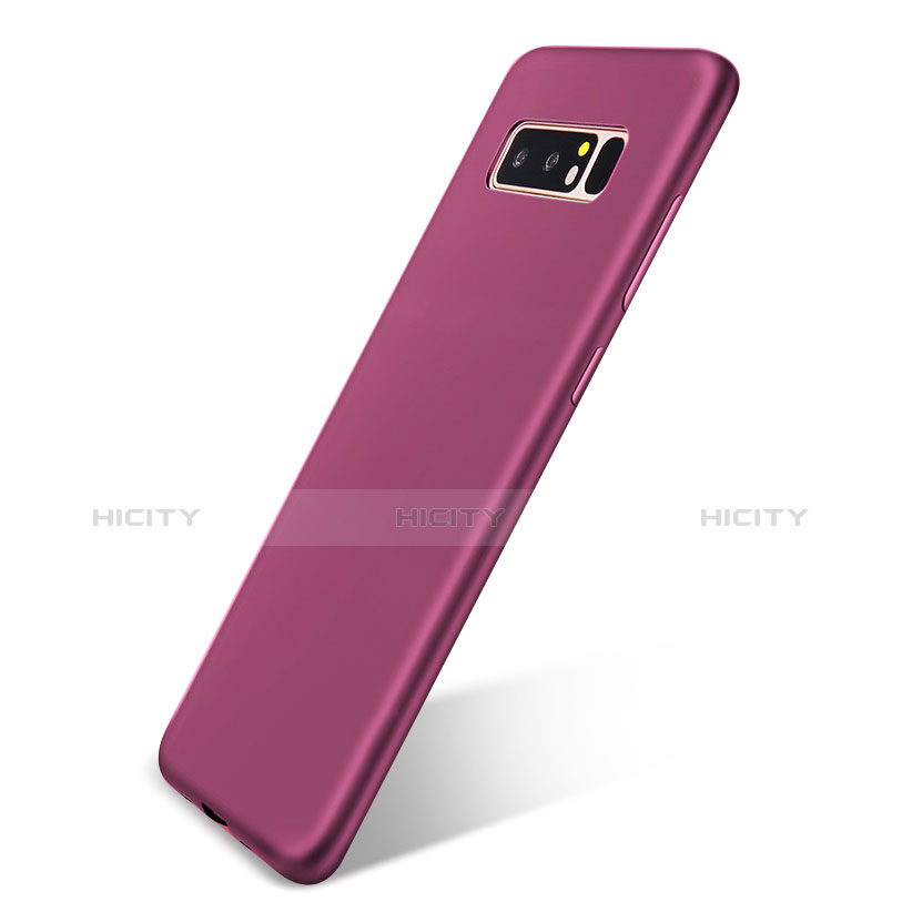 Coque Ultra Fine Silicone Souple Housse Etui S05 pour Samsung Galaxy Note 8 Violet Plus