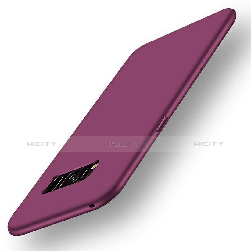Coque Ultra Fine Silicone Souple Housse Etui S05 pour Samsung Galaxy S8 Plus Violet Plus