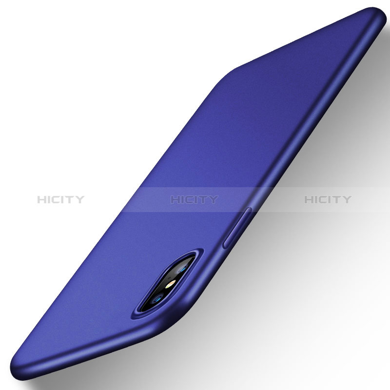 Coque Ultra Fine Silicone Souple Housse Etui S18 pour Apple iPhone X Bleu Plus