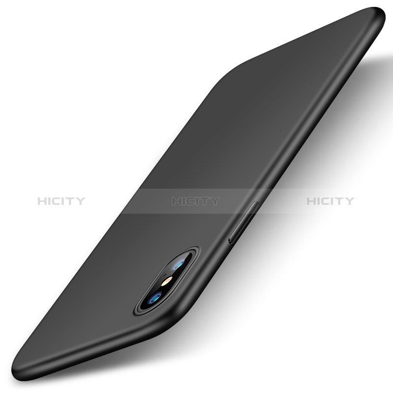 Coque Ultra Fine Silicone Souple Housse Etui S18 pour Apple iPhone X Noir Plus