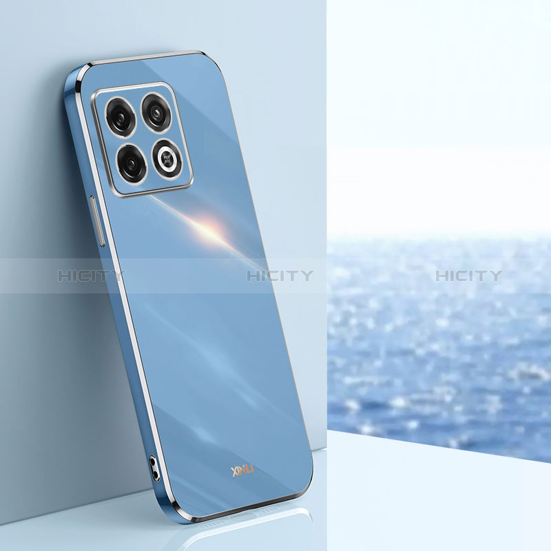 Coque Ultra Fine Silicone Souple Housse Etui XL1 pour OnePlus 10 Pro 5G Bleu Plus