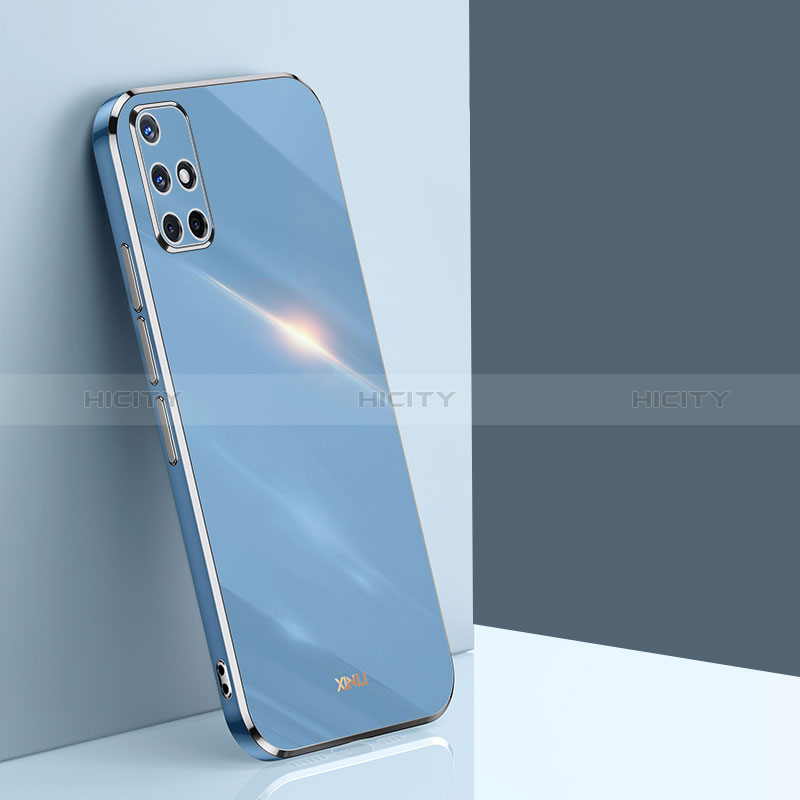 Coque Ultra Fine Silicone Souple Housse Etui XL1 pour Samsung Galaxy A51 4G Bleu Plus