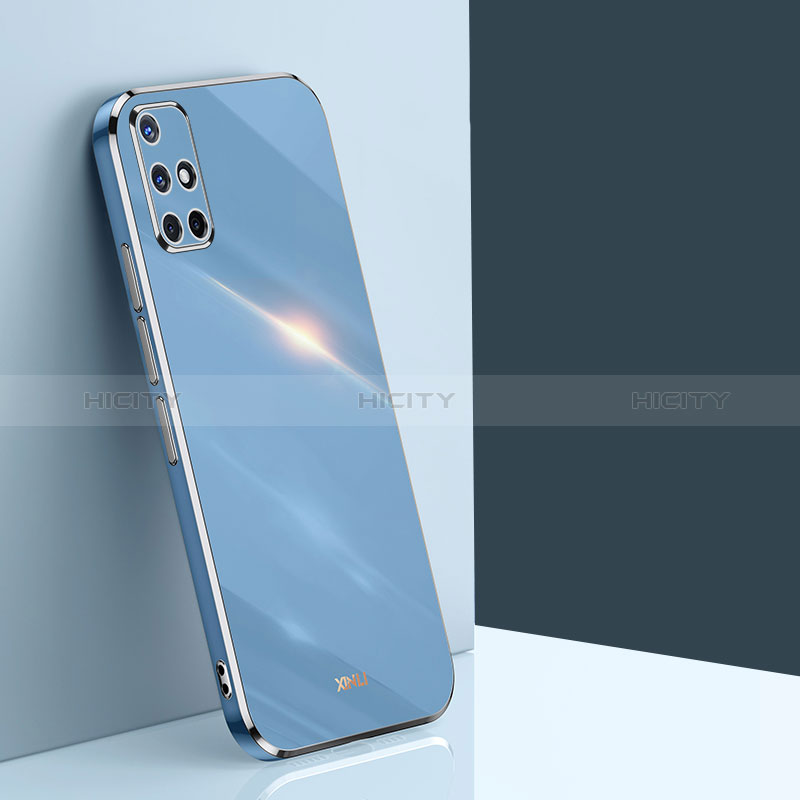 Coque Ultra Fine Silicone Souple Housse Etui XL1 pour Samsung Galaxy A71 5G Bleu Plus
