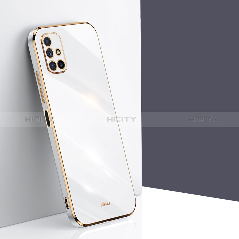Coque Ultra Fine Silicone Souple Housse Etui XL1 pour Samsung Galaxy M51 Blanc Plus