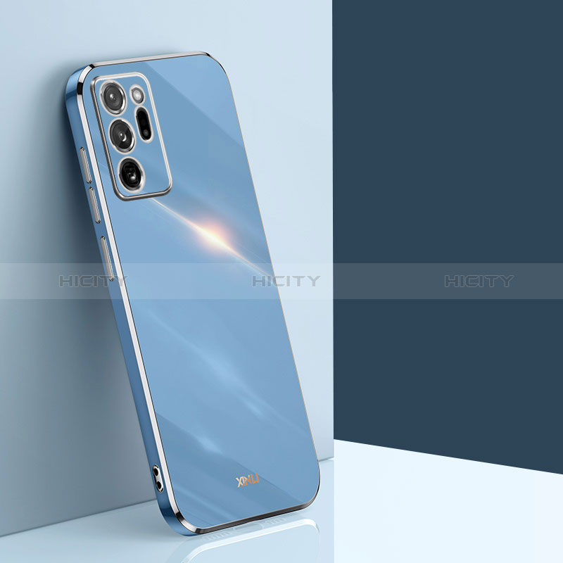 Coque Ultra Fine Silicone Souple Housse Etui XL1 pour Samsung Galaxy Note 20 Ultra 5G Bleu Plus