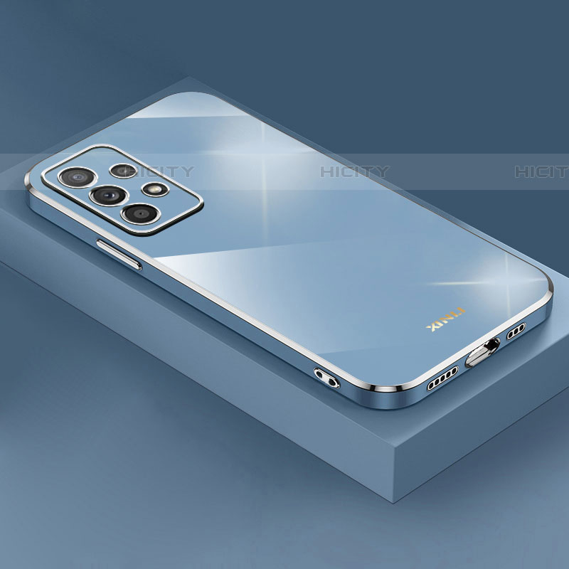 Coque Ultra Fine Silicone Souple Housse Etui XL4 pour Samsung Galaxy A33 5G Bleu Plus